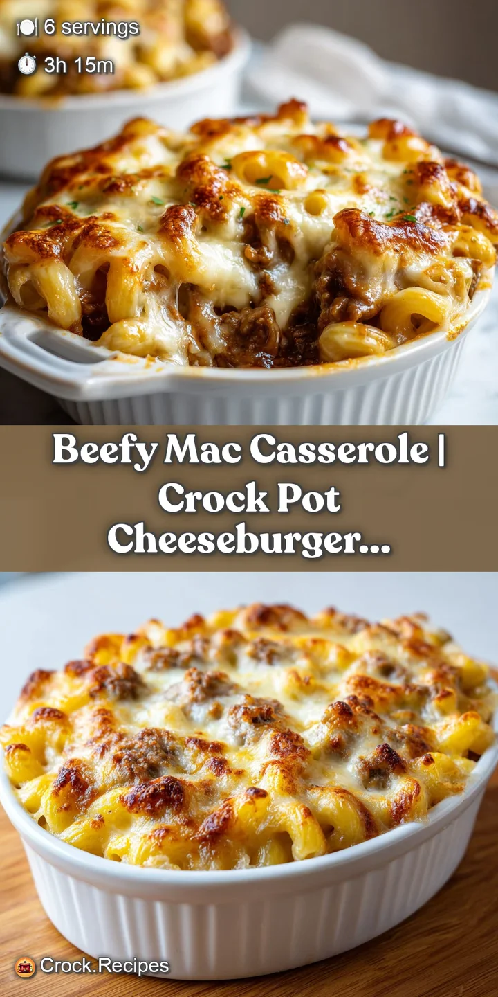 Extreme close-up of gooey melted cheese pulling away from juicy ground beef and tender elbow macaroni.