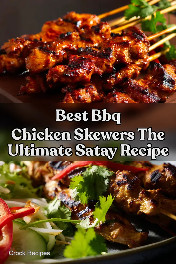 Best BBQ Chicken Skewers The Ultimate Satay Recipe