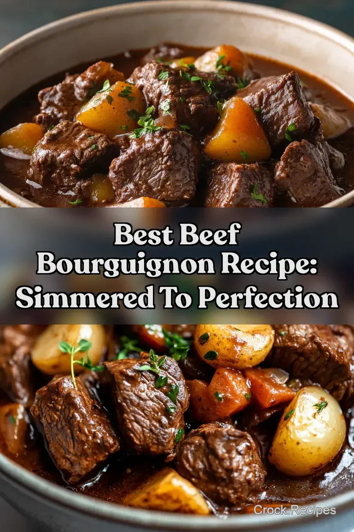 Best Beef Bourguignon Recipe: Simmered To Perfection