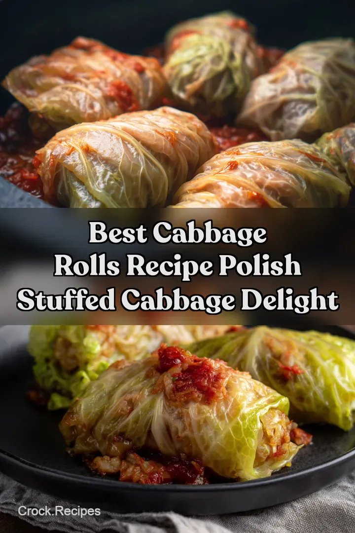 Best Cabbage Rolls Recipe Polish Stuffed Cabbage Delight