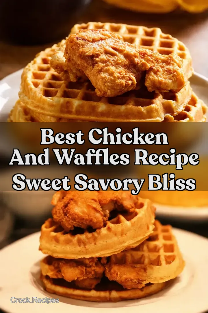 Best Chicken and Waffles Recipe Sweet Savory Bliss