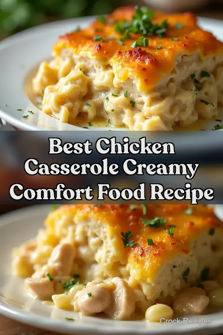 Best Chicken Casserole Creamy Comfort Food Recipe