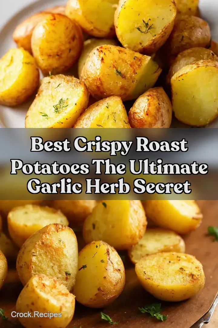 Best Crispy Roast Potatoes The ULTIMATE Garlic Herb Secret