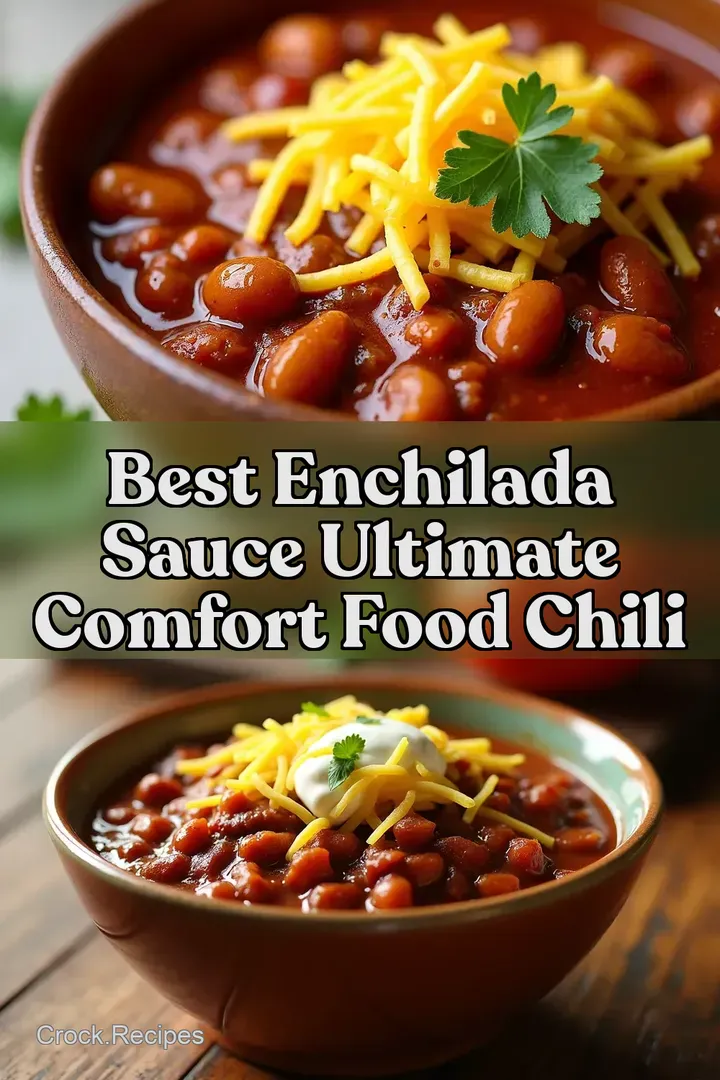 Best Enchilada Sauce Ultimate Comfort Food Chili