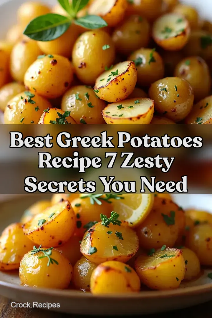 Best Greek Potatoes Recipe 7 Zesty Secrets You Need