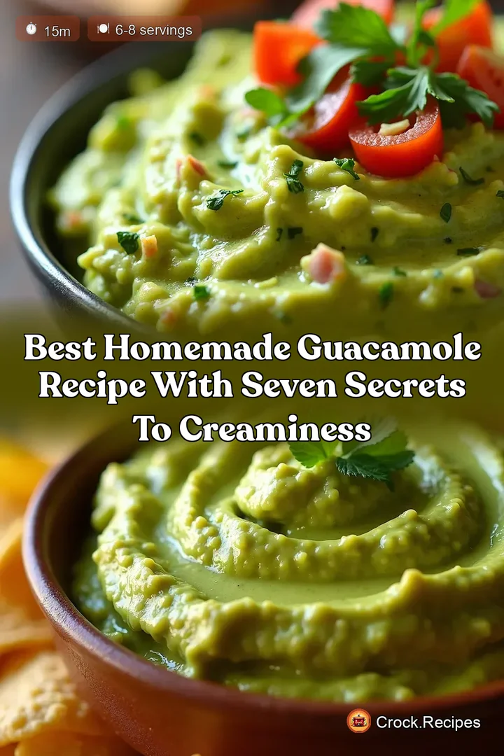 Best Homemade Guacamole Recipe with Seven Secrets to Creaminess