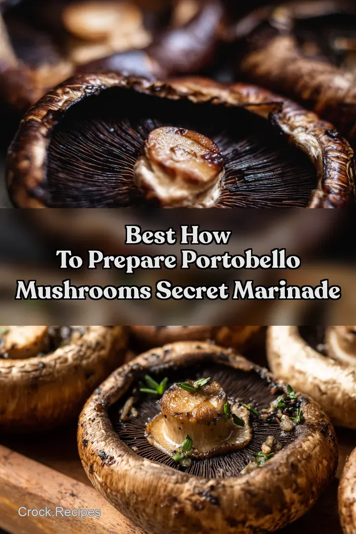 Best How to Prepare Portobello Mushrooms Secret Marinade