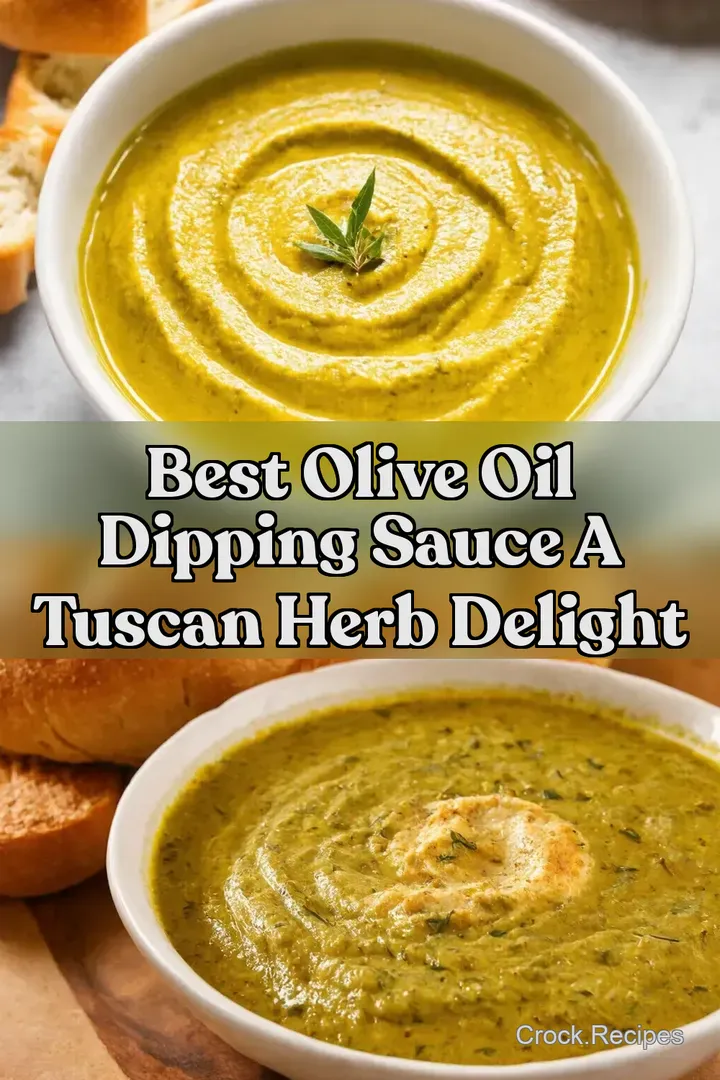 Best Olive Oil Dipping Sauce A Tuscan Herb Delight