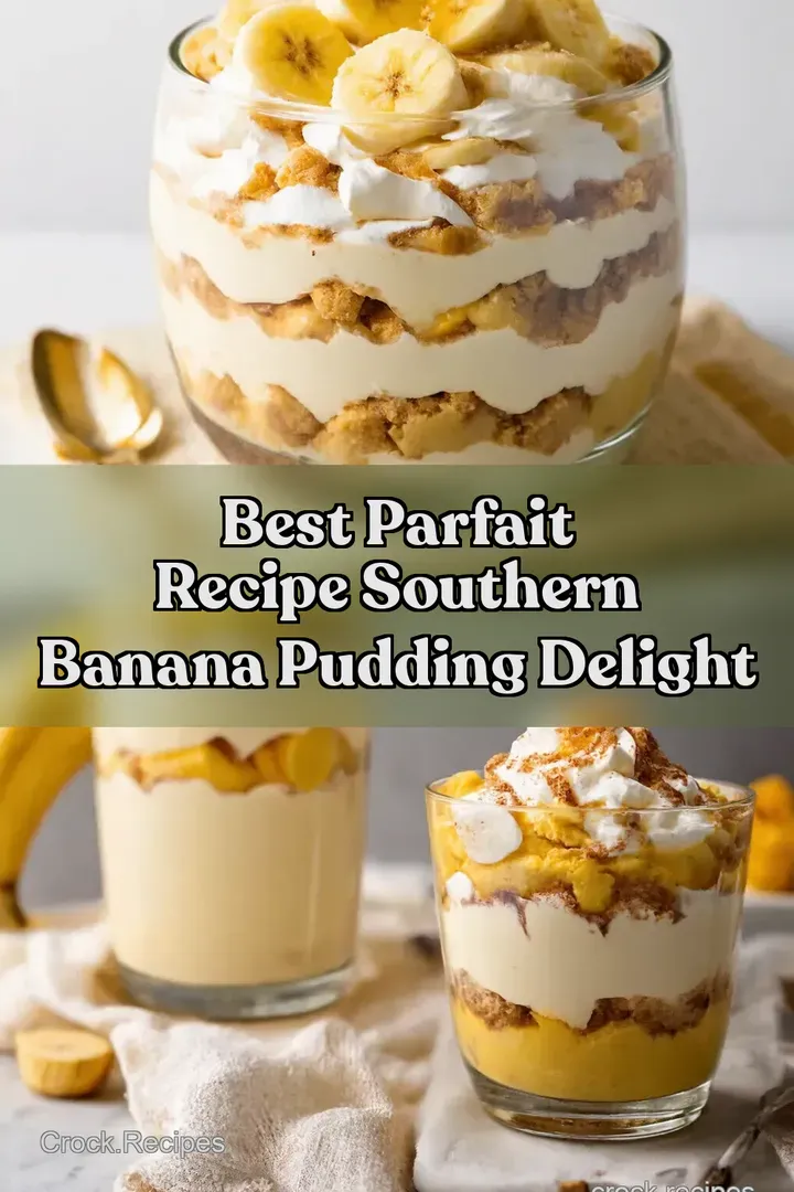Best Parfait Recipe Southern Banana Pudding Delight