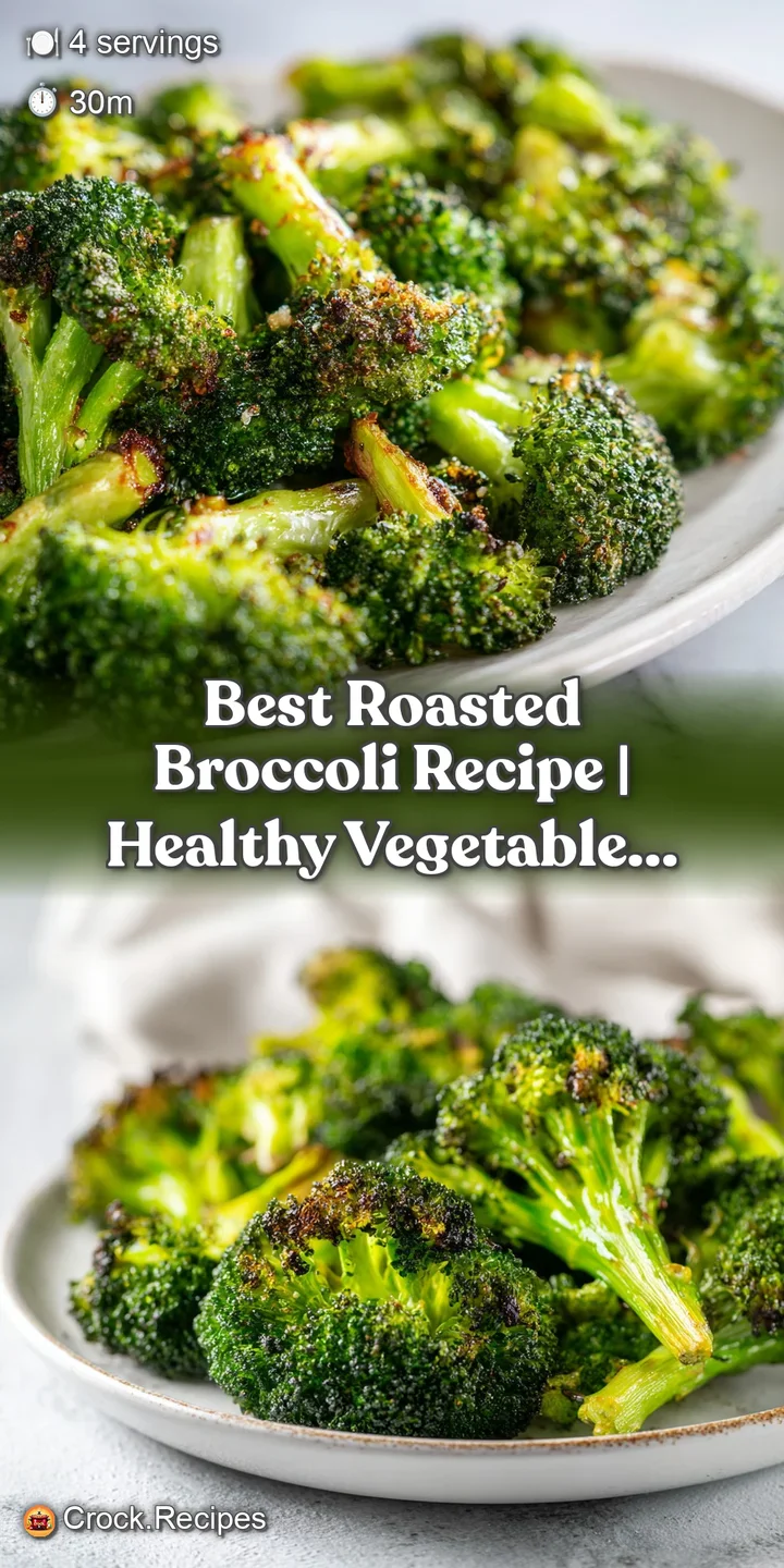 Close-up of tender, slightly charred broccoli florets with a delightful crispy texture.