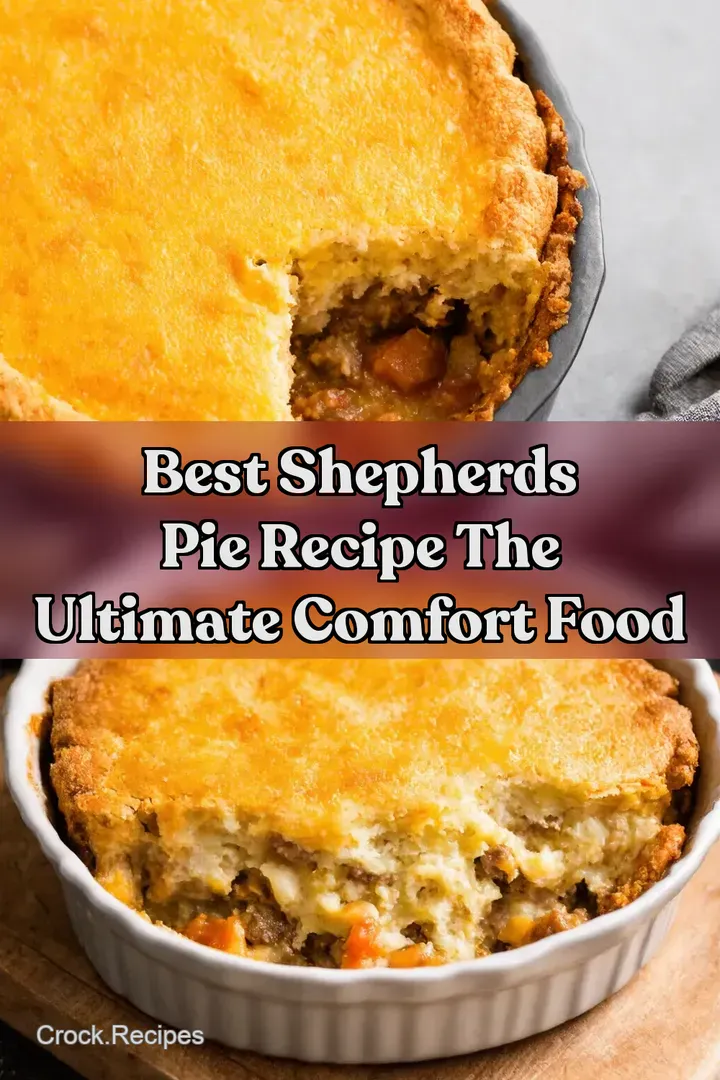 Best Shepherds Pie Recipe The Ultimate Comfort Food