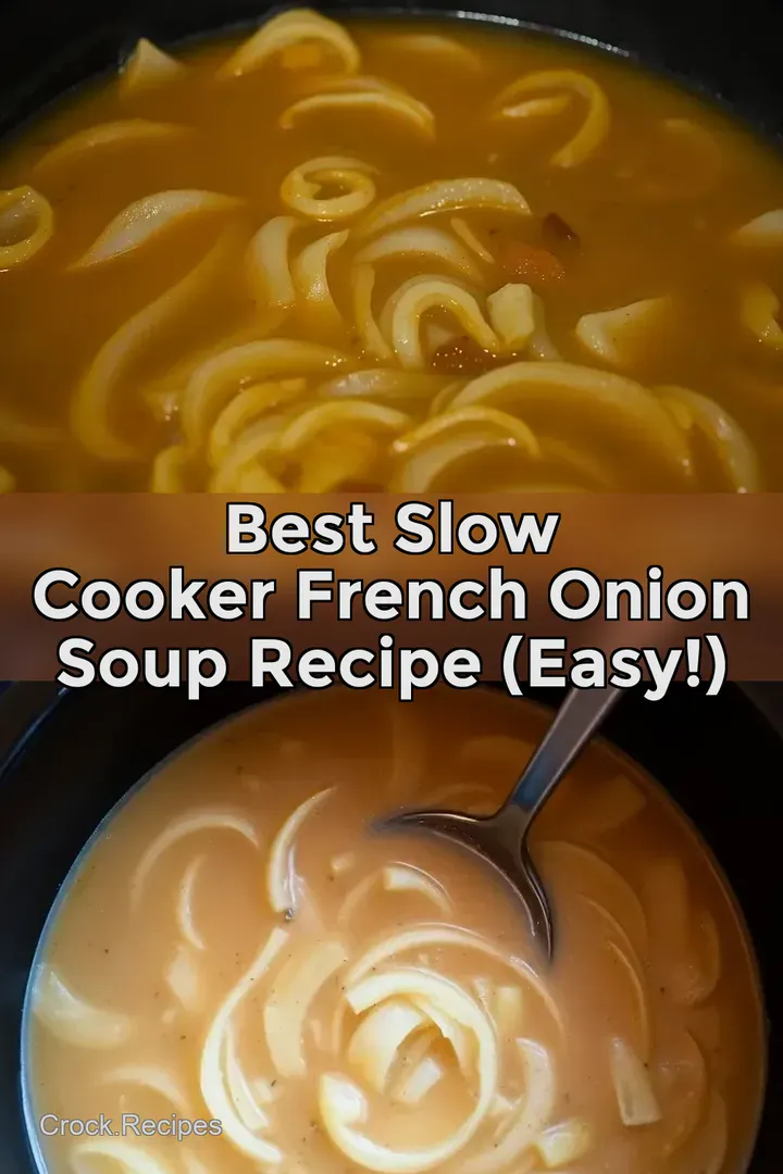 Best Slow Cooker French Onion Soup Recipe (Easy!)