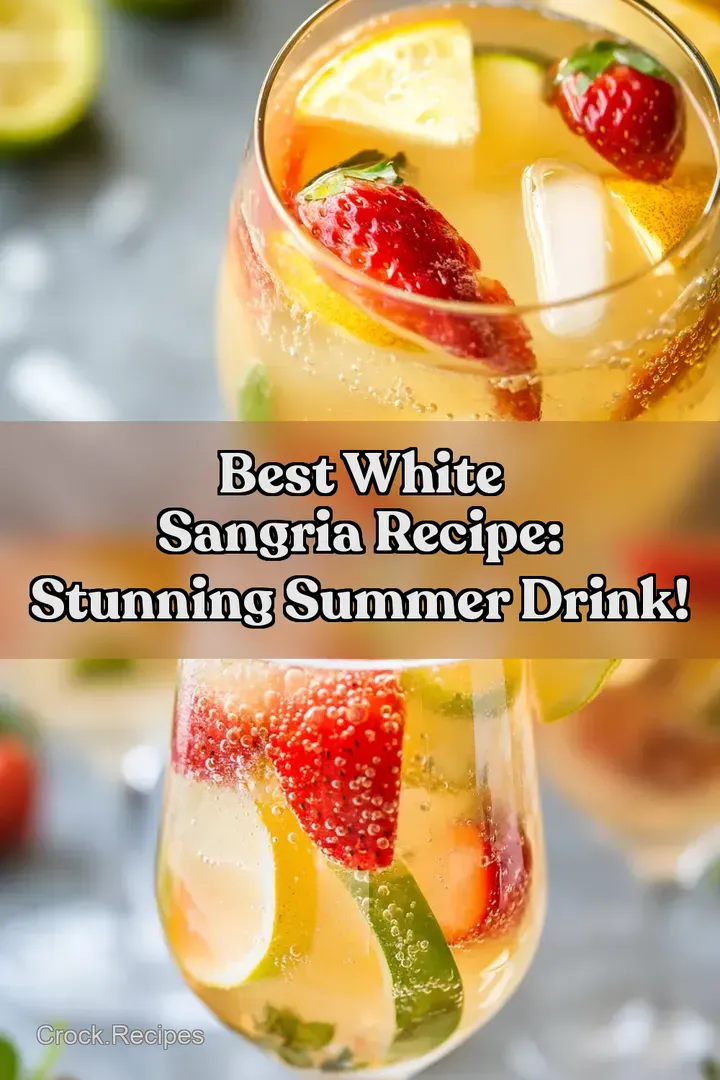 Best White Sangria Recipe: Stunning Summer Drink!