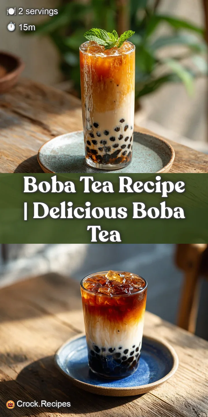 Close-up of a refreshing boba tea; the contrast of light cream, dark pearls, and melting ice creates tempting texture.