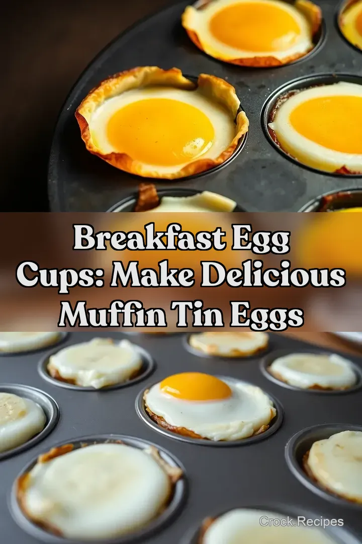 Breakfast Egg Cups: Make Delicious Muffin Tin Eggs