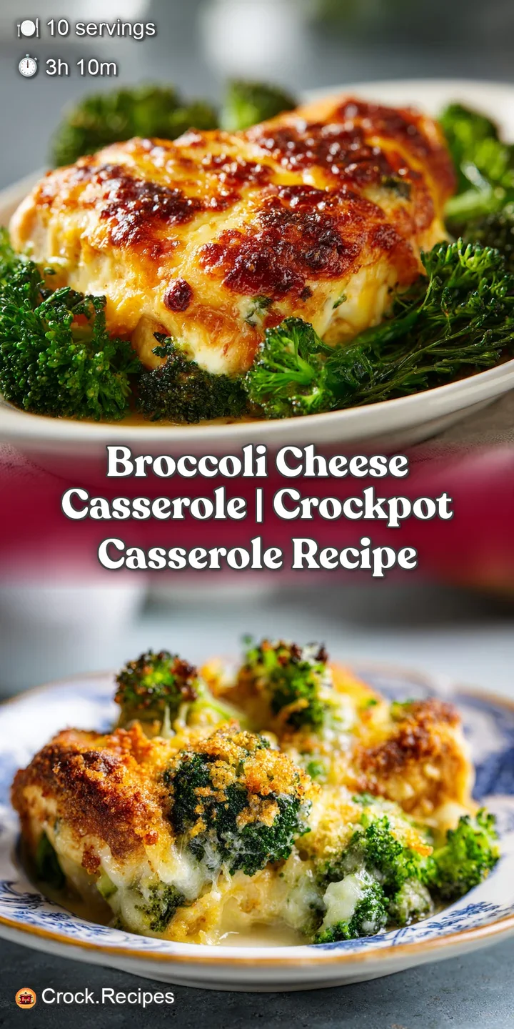 Macro shot of melted, bubbly golden cheese stretching over tender chicken chunks and bright green broccoli florets.