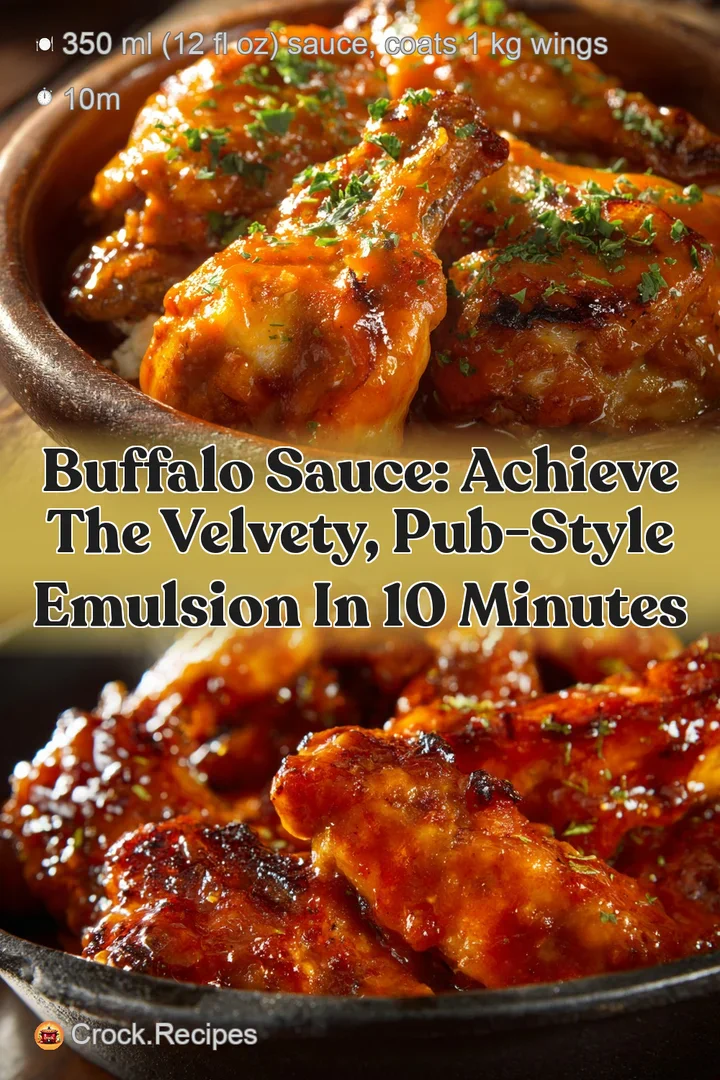 Buffalo Sauce: Achieve the Velvety Pub-Style Emulsion in 10 Minutes