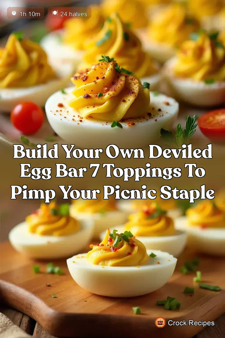 Build Your Own Deviled Egg Bar 7 Toppings to Pimp Your Picnic Staple