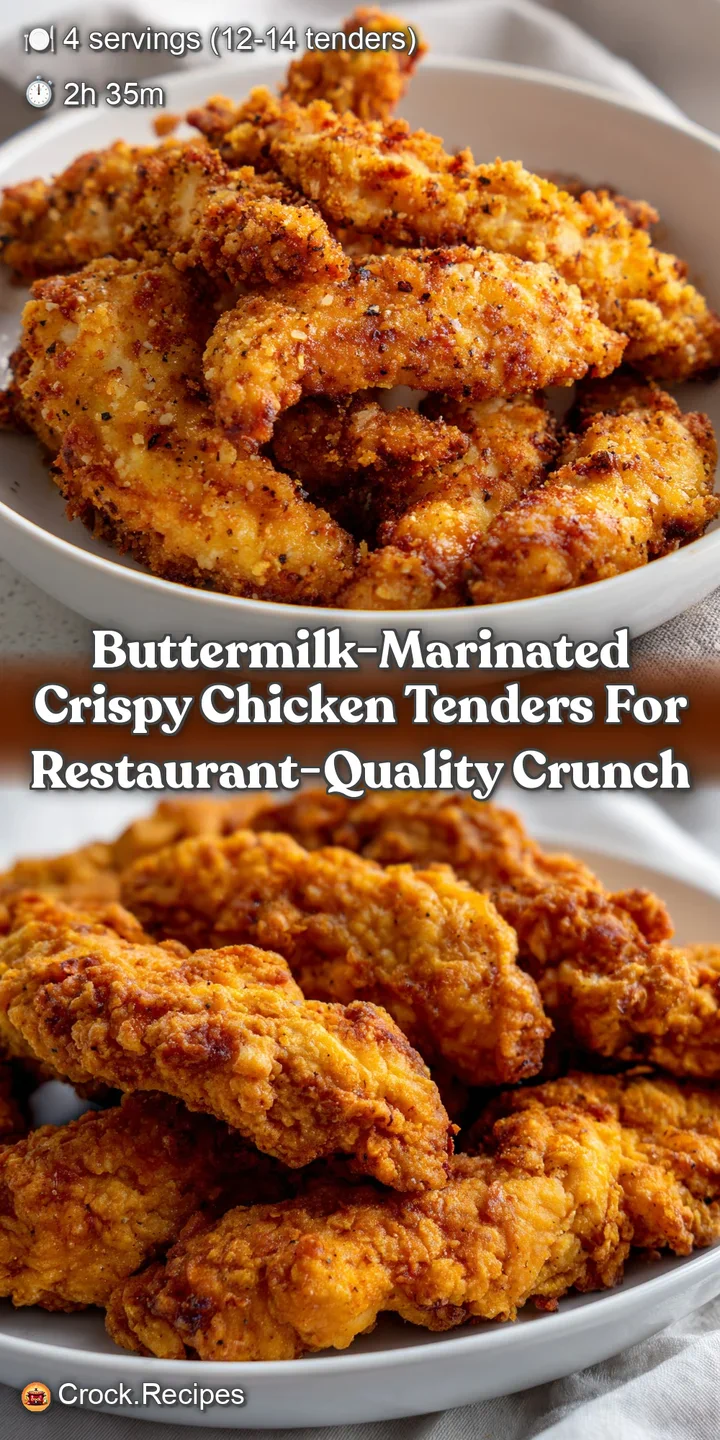 Buttermilk-Marinated Crispy Chicken Tenders for Restaurant-Quality Crunch