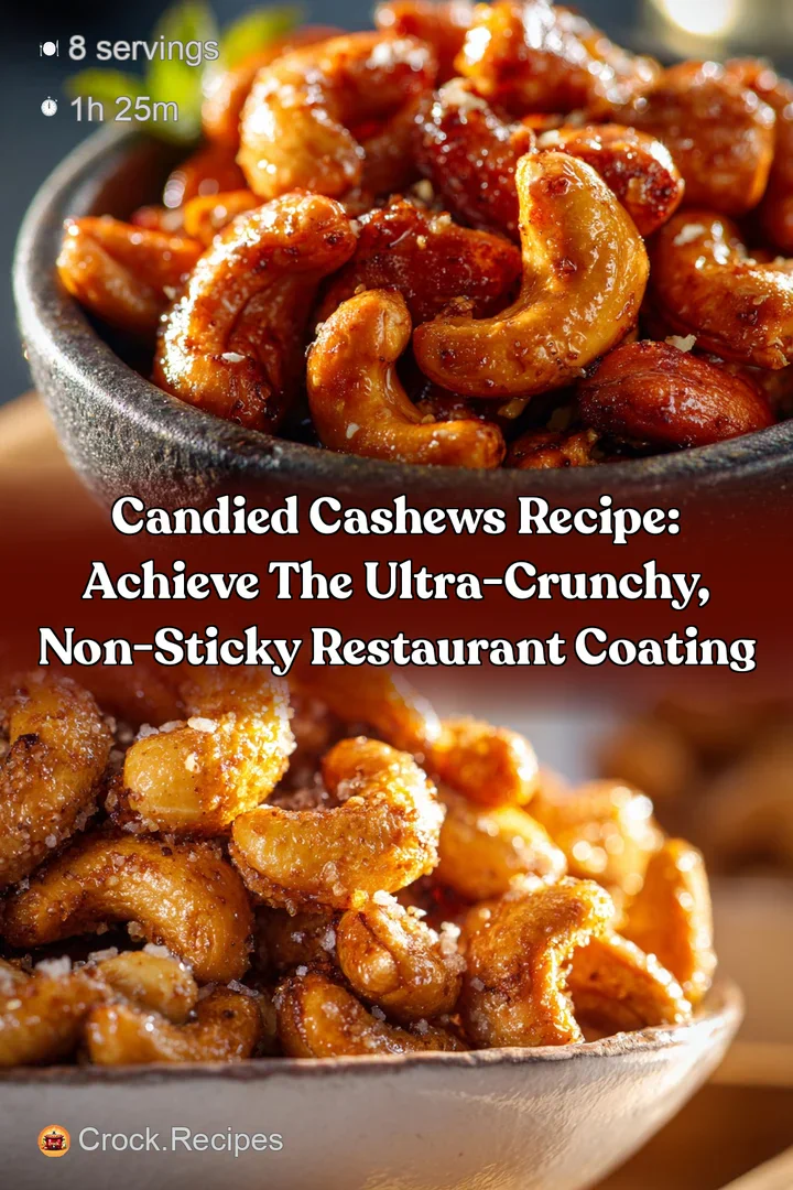 Candied Cashews Recipe: Achieve the Ultra-Crunchy Non-Sticky Restaurant Coating