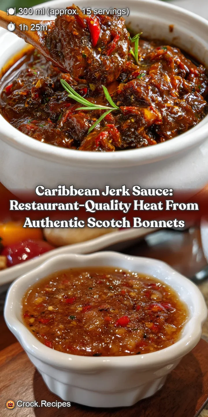 Caribbean Jerk Sauce: Restaurant-Quality Heat from Authentic Scotch Bonnets