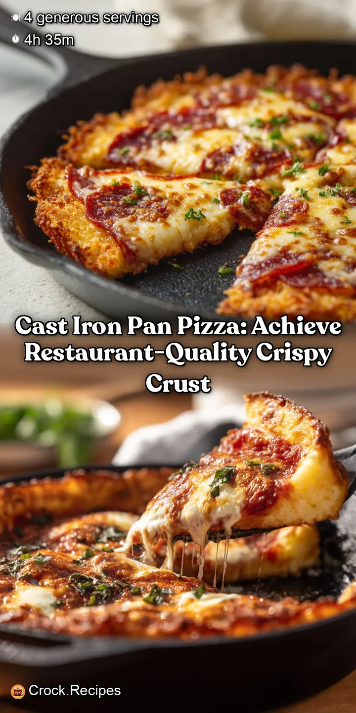 Cast Iron Pan Pizza: Achieve Restaurant-Quality Crispy Crust
