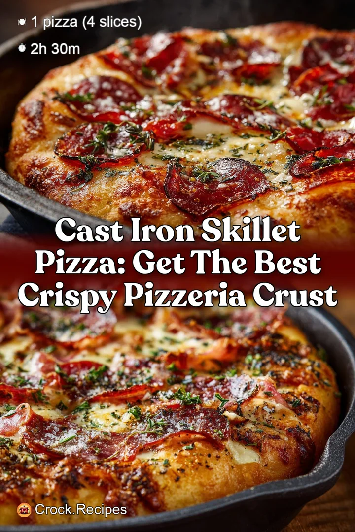 Cast Iron Skillet Pizza: Get the Best Crispy Pizzeria Crust