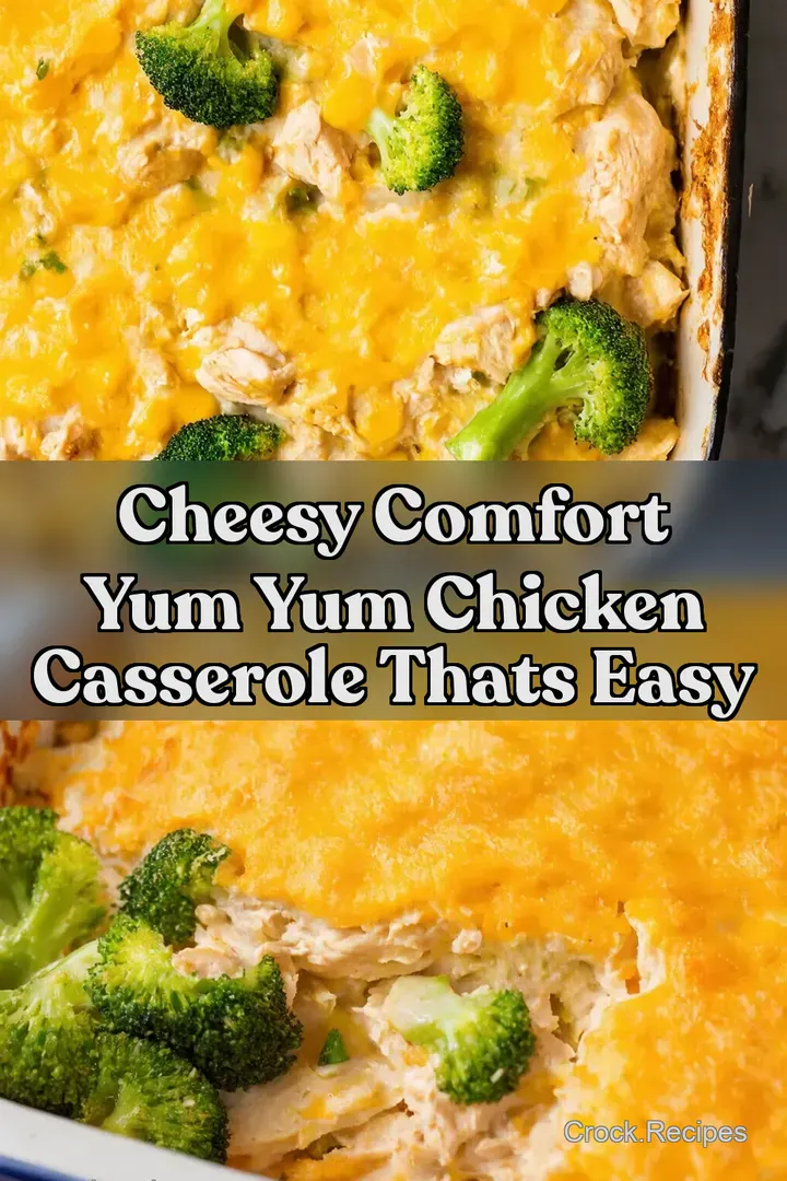 Cheesy Comfort Yum Yum Chicken Casserole Thats Easy : PIN FOR LATER Cheesy Comfort Yum Yum Chicken Casserole Thats Easy