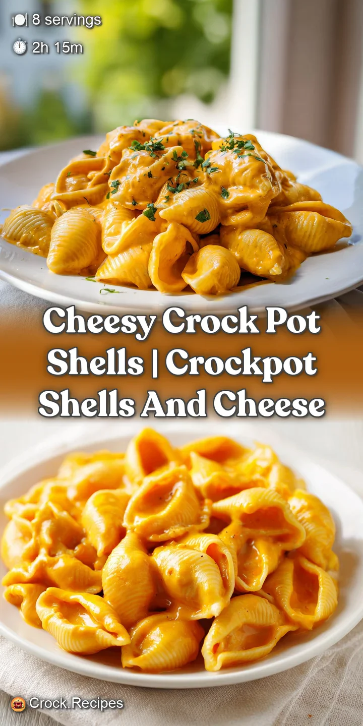 A macro shot of creamy, golden-yellow cheese clinging to tender pasta shells with tiny bubbles of melted cheese.