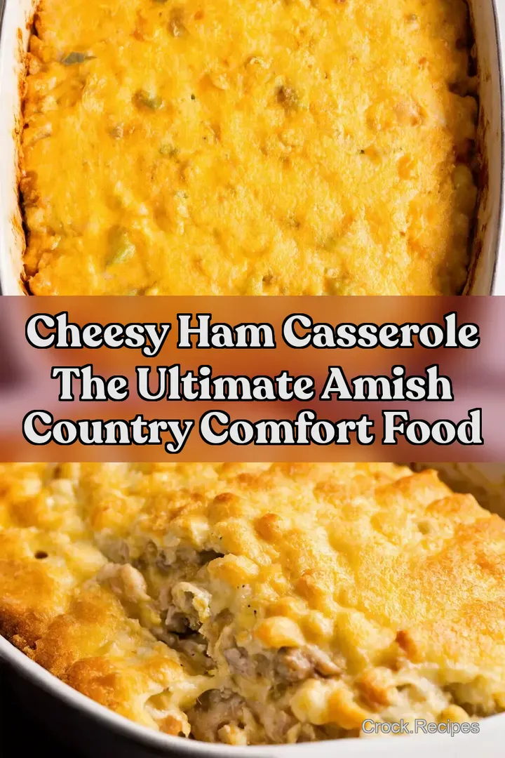 Cheesy Ham Casserole The Ultimate Amish Country Comfort Food