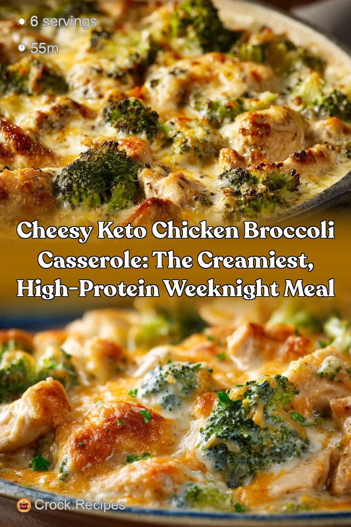 Cheesy Keto Chicken Broccoli Casserole: The Creamiest High-Protein Weeknight Meal