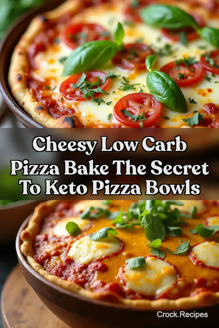 Cheesy Low Carb Pizza Bake The Secret to Keto Pizza Bowls