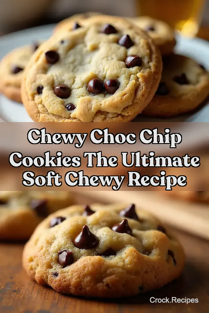 Chewy Choc Chip Cookies The Ultimate Soft Chewy Recipe