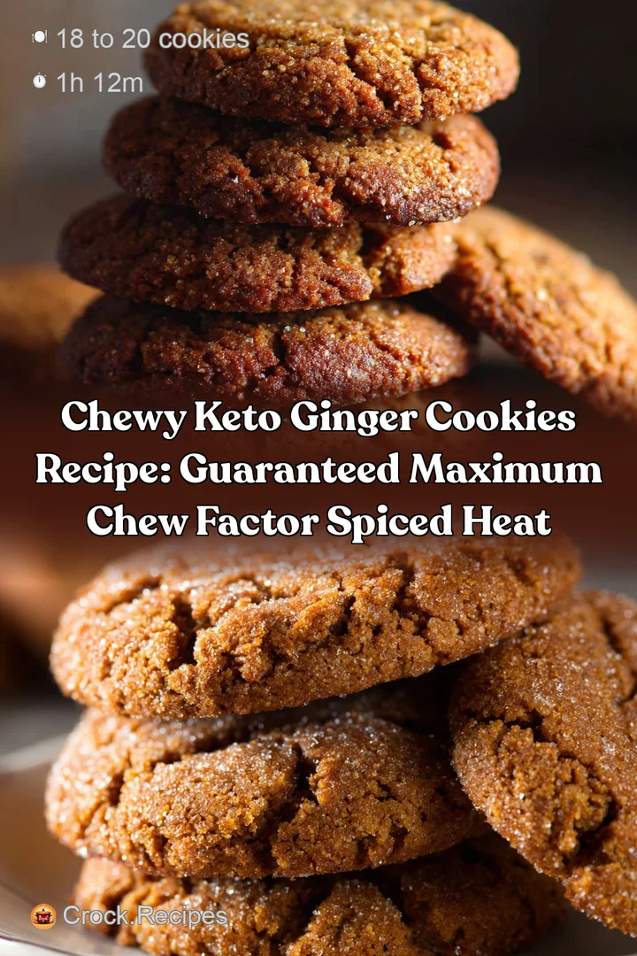 Chewy Keto Ginger Cookies Recipe: Guaranteed Maximum Chew Factor Spiced Heat