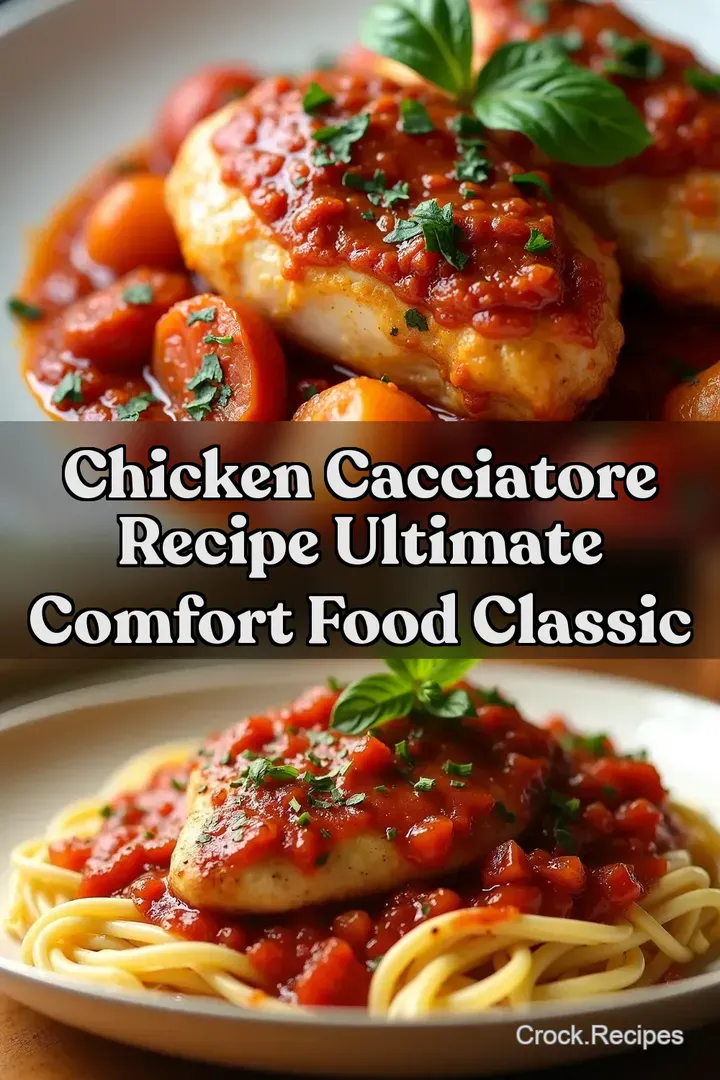 Chicken Cacciatore Recipe Ultimate Comfort Food Classic