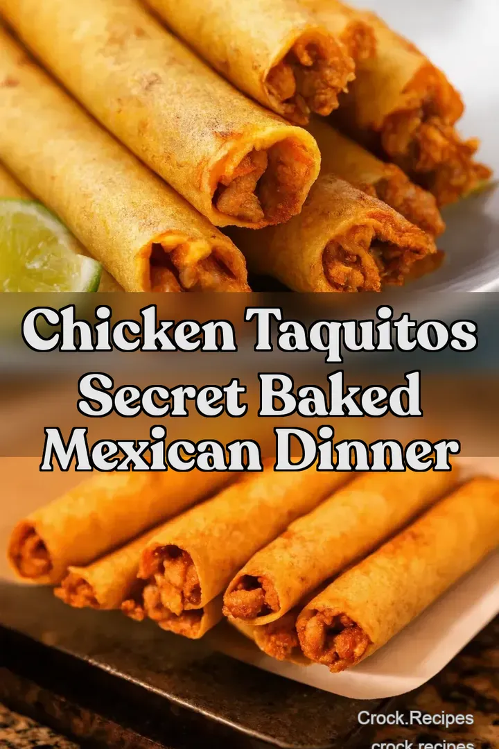 Chicken Taquitos Secret Baked Mexican Dinner