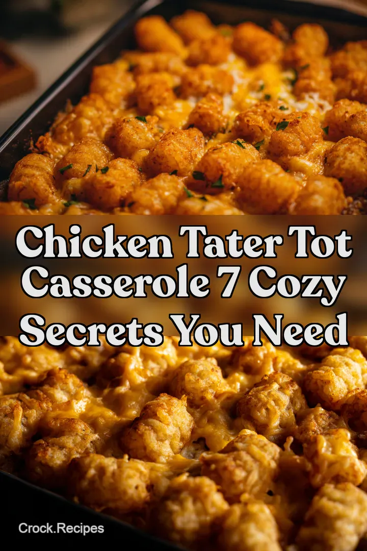 Chicken Tater Tot Casserole 7 Cozy Secrets You Need