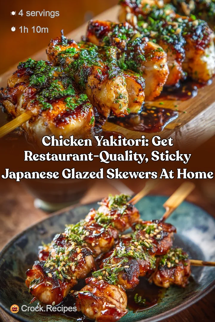 Chicken Yakitori: Get Restaurant-Quality Sticky Japanese Glazed Skewers at Home