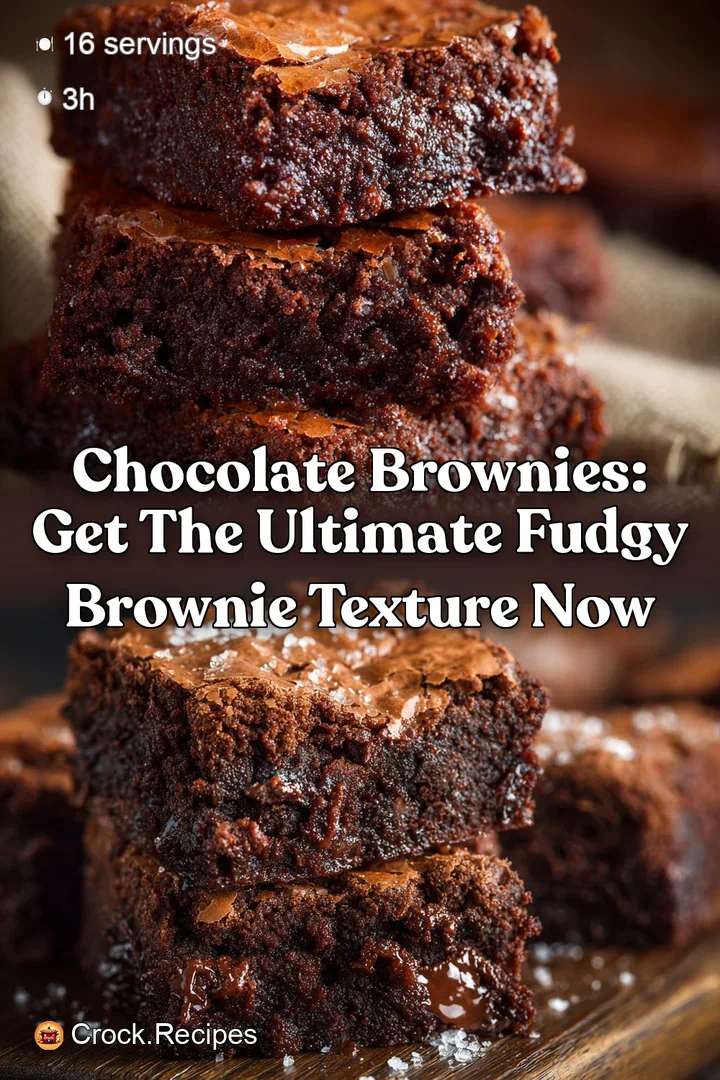 Chocolate Brownies: Get The Ultimate Fudgy Brownie Texture Now