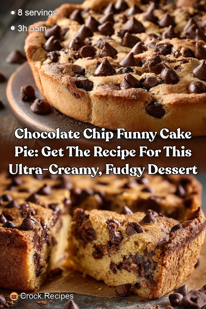 Chocolate Chip Funny Cake Pie: Get the Recipe for this Ultra-Creamy Fudgy Dessert