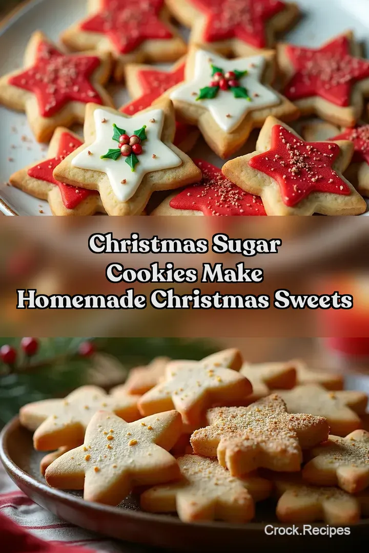 Christmas Sugar Cookies Make Homemade Christmas Sweets