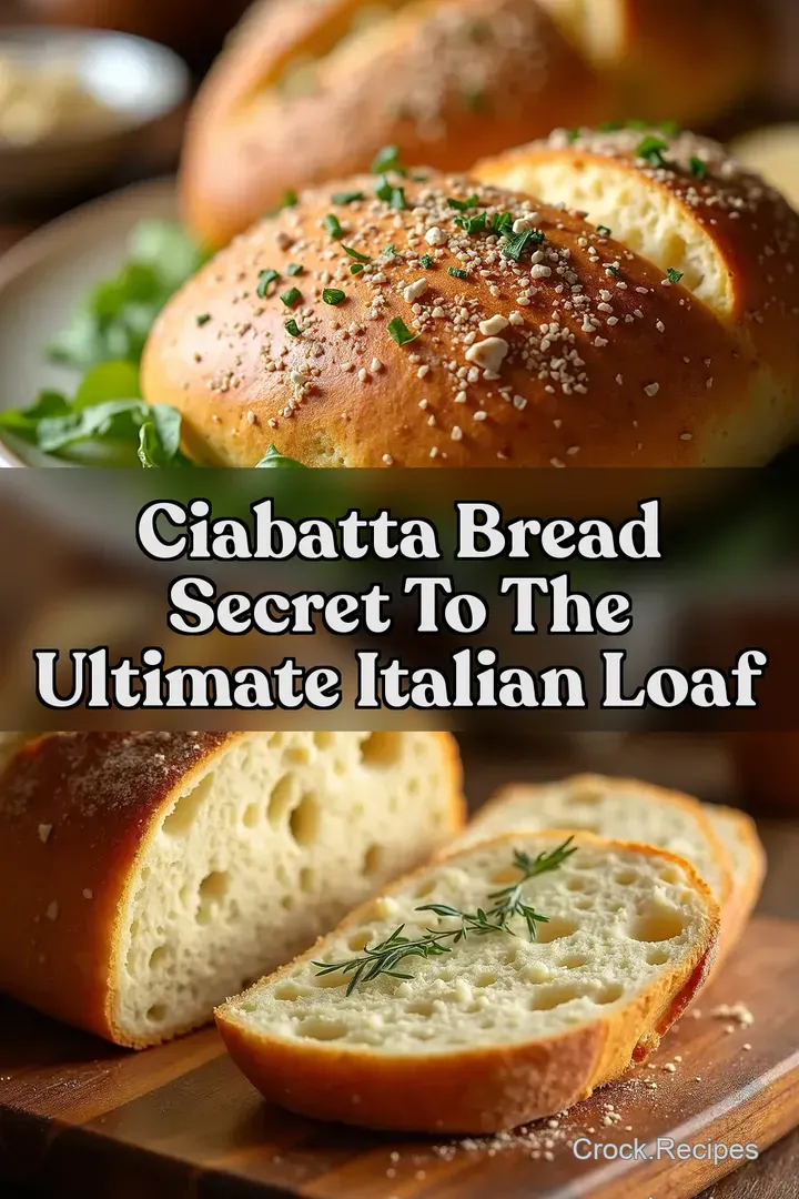 Ciabatta Bread Secret to The Ultimate Italian Loaf