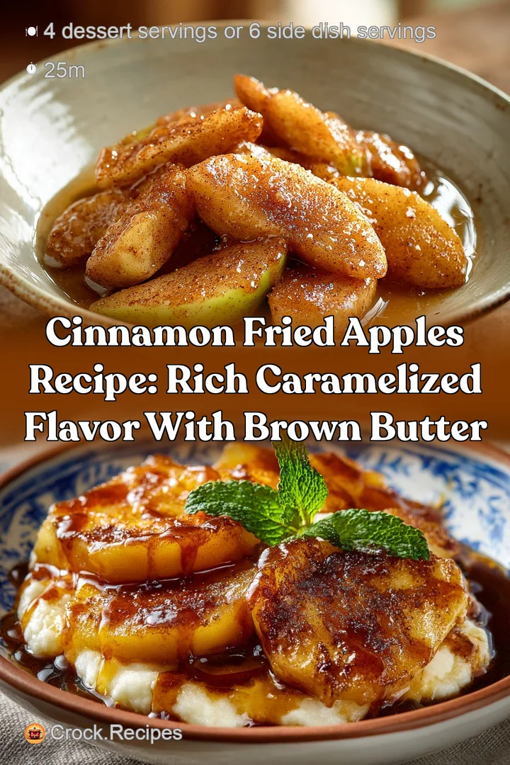 Cinnamon Fried Apples Recipe: Rich Caramelized Flavor with Brown Butter