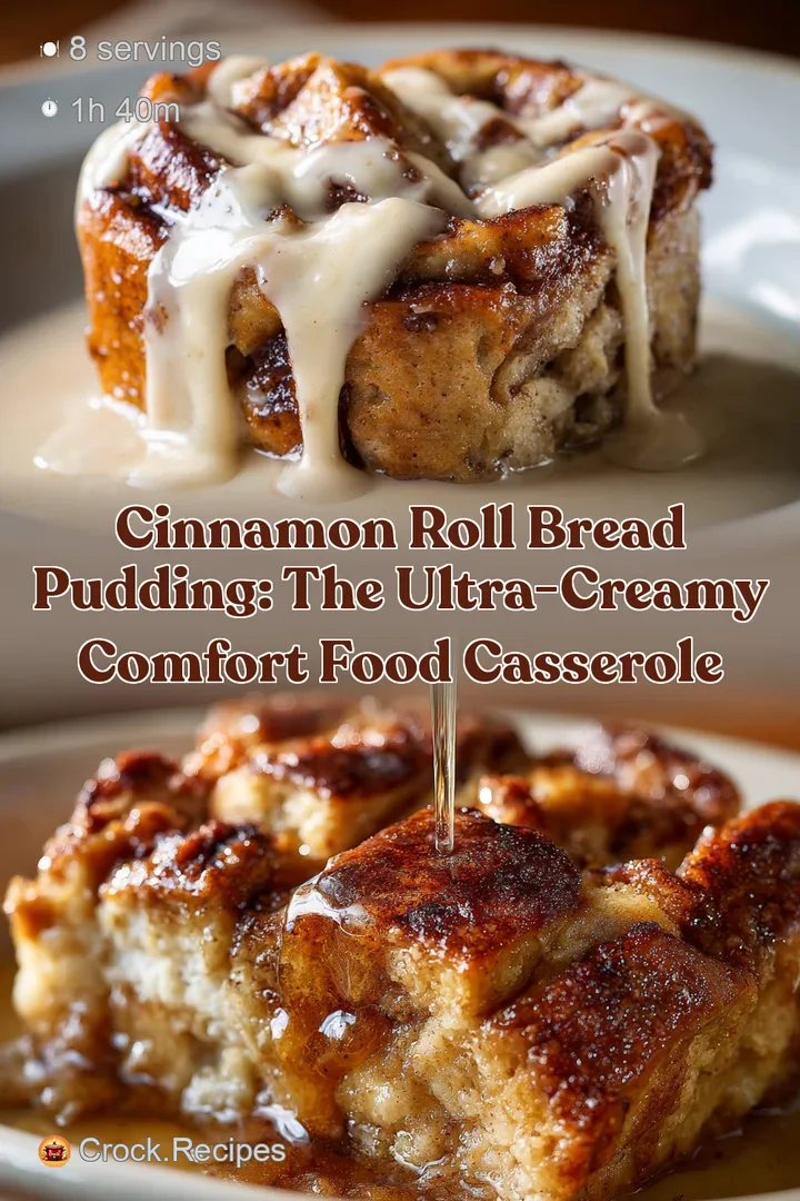 Cinnamon Roll Bread Pudding: The Ultra-Creamy Comfort Food Casserole