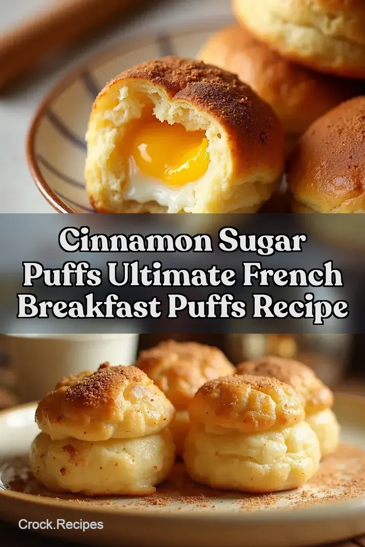 Cinnamon Sugar Puffs Ultimate French Breakfast Puffs Recipe