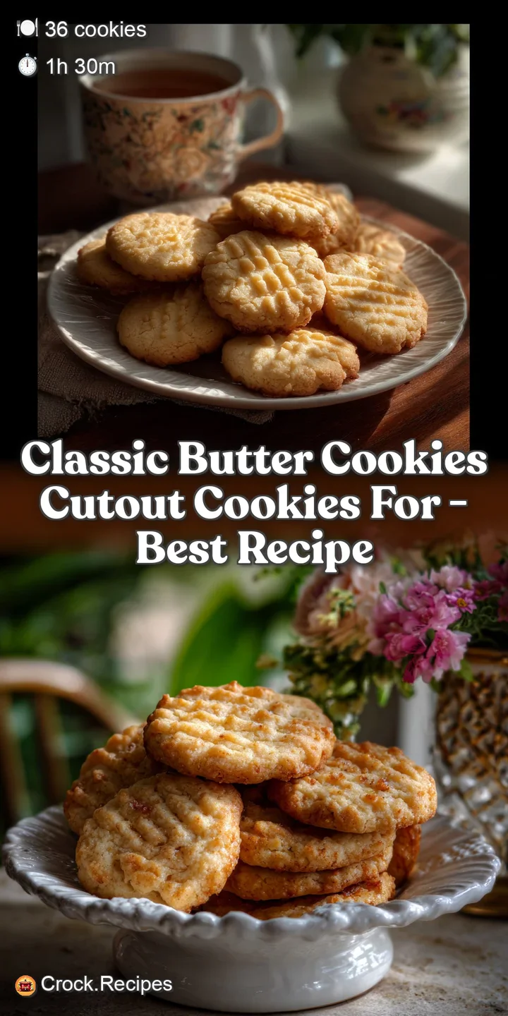 Classic Butter Cookies CutOut Cookies for - Best Recipe