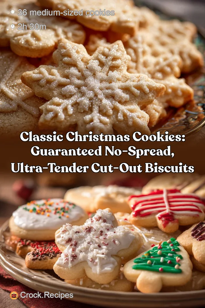 Classic Christmas Cookies: Guaranteed No-Spread Ultra-Tender Cut-Out Biscuits