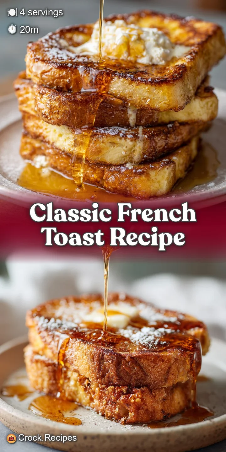 Close-up of warm, fluffy French toast soaking in syrup, its crisp edges glistening. Soft focus on powdered sugar and fresh...