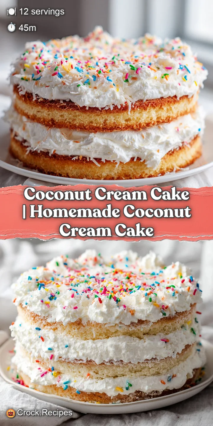 Macro shot of velvety white frosting and toasted coconut shreds atop a moist, airy and fluffy sponge cake crumb.