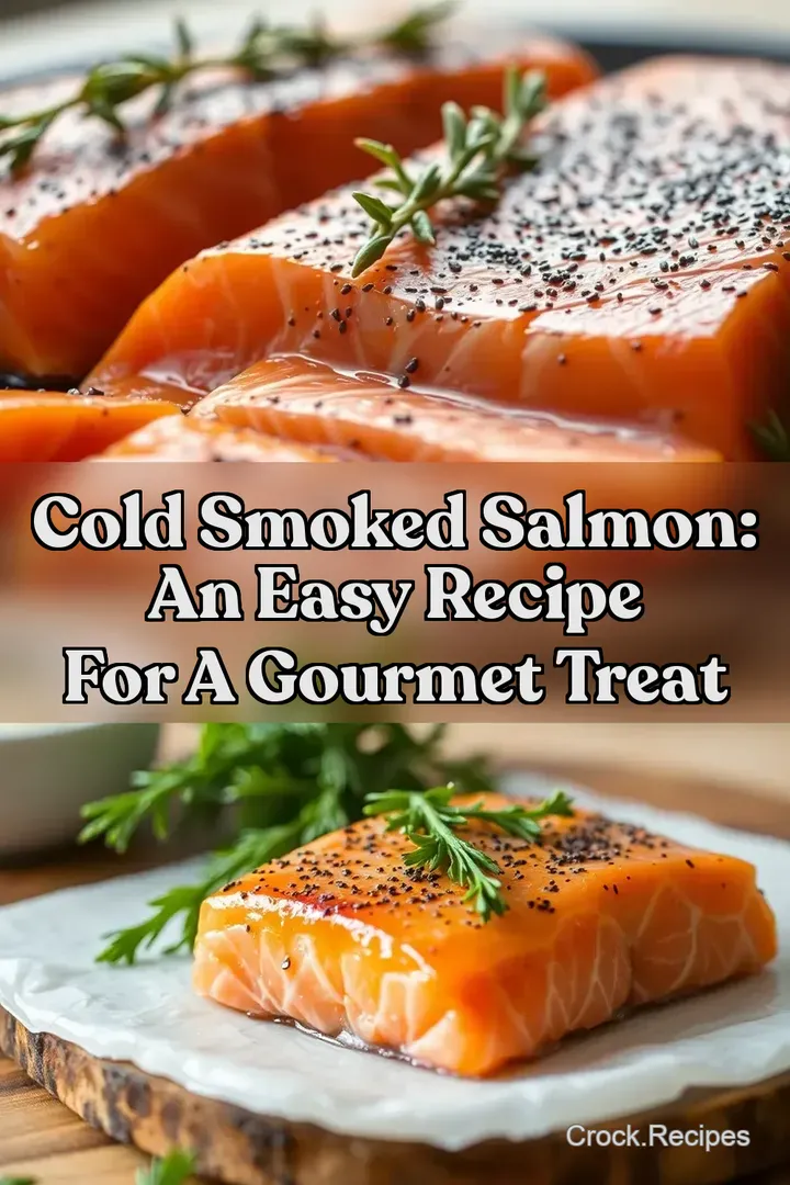 Cold Smoked Salmon: An Easy Recipe for a Gourmet Treat